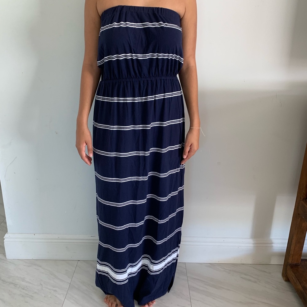 Vineyard Vines Long Striped Maxi Dress